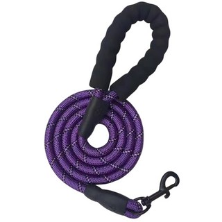 해피펫밀리 중대형견 컴포트 리드줄, 1개, 퍼플