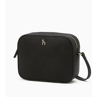 정품 헤지스 가방 토트백 여성 블랙 가죽 큐빅 퍼피 카메라백 HIWA4E180BK 대학생가