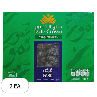 데이트크라운 파르드 대추야자, 2개, 1kg