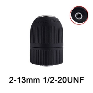 변환 스레드 드릴 척 2-13mm 38-24UNF 0.8-10mm 12-20UNF 렌치 전기 드릴에 3 턱 척, [03] 2-13mm 20UNF, 1개