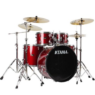 타마 TAMA Imperial star 드럼세트 IP52H6 입문용 연습용 전문가용 버스킹 추천, 5기통4심벌, 와인레드
