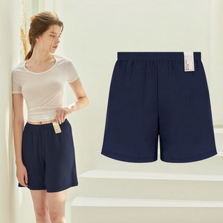 또온나 여성 와이드핏 인견 트렁크 편한 홈웨어 통풍 쾌적 순면 속단 넉넉한 기장 D0319
