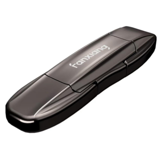 FANXIANG梵想F952 雙頭Type-C USB3.2 Gen2 固態隨身碟 1050MB/s 高速傳輸 蘋果安卓適用, 1個, 256GB