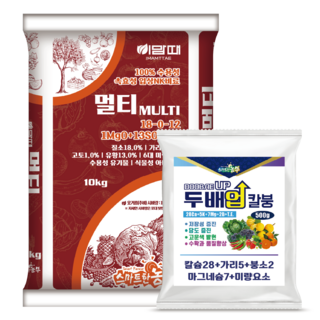 이맘때멀티 NK비료 수용성 추비 웃거름 텃밭 비료 칼슘붕소 영양제, 10kg, 1개