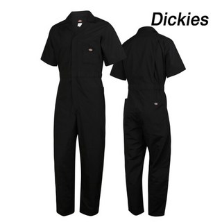 [디키즈] 점프수트 포플린 반팔 커버올 블랙 33999BK