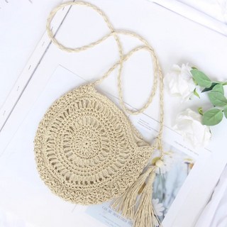 템파 라탄가방 여성 데일리 라탄백 크로스백 왕골가방 비치 숄더백 미니 크로스백 05