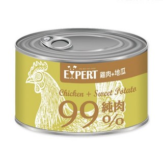 EXPERT 雞肉+地瓜 寵物濕糧, 165g, 1個