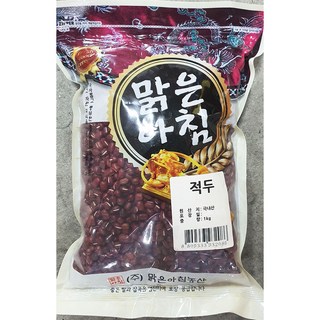 국산 적두 팥 토종팥 1000g 국내산 붉은팥 대용량, 1kg, 1개