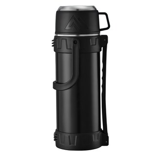 루비코코 대용량 워터저그 물통 보냉 보온병, 1개, 2L, 블랙