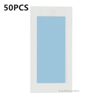 Wholesale 50/100/200PCS Professional Double Sided Wax Paper Hair Removal Strips Depilation For Bikin, 04 50pcs blue