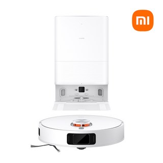 샤오미 로봇청소기 X20 Pro (프로) 올인원 열풍건조 물걸레자동세척 엉킴방지 카펫부스트, 화이트