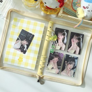 봄봄 A5 6공 포카바인더 속지포함 포카앨범 포토카드, 옐로우베이지(속지10장포함)