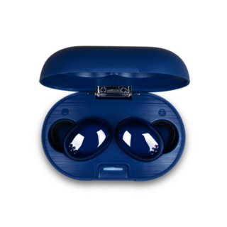 아이리버 블루투스이어폰 Eiger Sweet Sound W50 V5.3 초경량 생활방수 오토페어링 고품질 사운드 핸즈프리 통화, 페일네이비