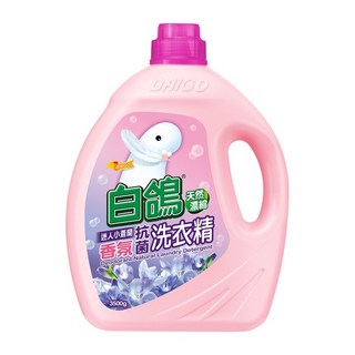 白鴿 天然濃縮抗菌防螨洗衣精3500g系列/補充包2000g系列, 1個, 迷人小蒼蘭香氛3500g(店到店限1罐), 3.5kg