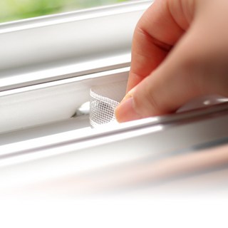 물구멍 방충망 F타입 미세화이트_미세 창문 붙이는 모기장 수리 해충 날파리 차단, 30개