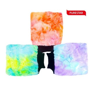 퓨어스타 컬러팝 워시미트 세차장갑 세차미트 카샴푸 세차 장갑 버킷세차 거품미트 24X20cm, 오렌지, 1개