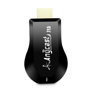 Anycast七代雙核旗艦款全自動無線影音鏡像器(附觸控筆 充電器), 1套, 黑