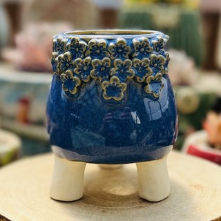 165 마리공방 셋트분 도자기수제화분 코사지분, 코발트, 1개