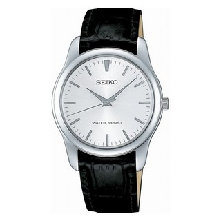 세이코 스피릿 남성 가죽 손목시계 SCXP031