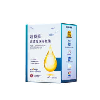 高濃度深海魚油 95% Omega 3 r-TG型 60顆, 1個