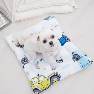 올마이펫 시원한 여름용 리플 강아지 쿨방석 반려동물 쿨매트, 리플-큰고래오렌지, 1개