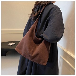 티와이 부드러운 스웨이드 가죽 숄더백 토트백 (미니백 증정)
