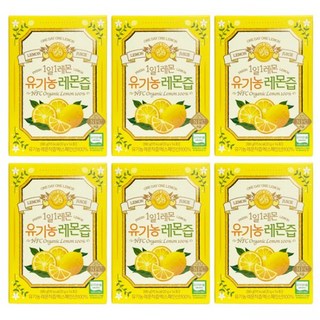 홀베리 1일 1레몬 유기농 레몬즙 착즙액 20g x 14포 6박스