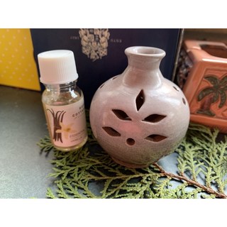 畫意坊 陶藝香水瓶 擴香瓶 薰香瓶 手作陶藝室內薰香 空間擺飾 居家擺設, 1個