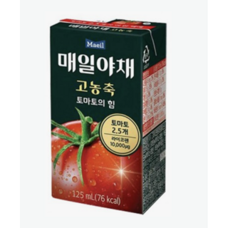 매일유업 매일야채 고농축 토마토의 힘, 125ml, 8개