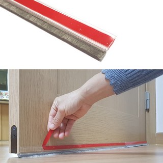 문풍지나라 방문하단전용 (테이프안쪽) 바람막이 틈막이 빛차단, 1개