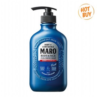 MARO 終極酷涼身體臉部潔淨皂 400毫升 2入組, 1個