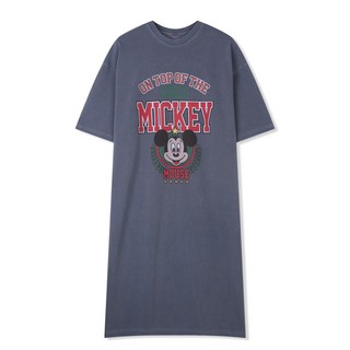 피그먼트 월드미키 원피스 롱원피스 반팔소매 빅사이즈 홈웨어