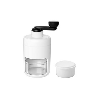 DIY家用手搖刨冰機奶昔製作冰沙機廚房手動碎冰器綿綿冰, 黑白色刨冰機【英文包裝】