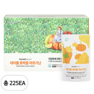 데이풀 호박즙 아르기닌, 225개, 110ml