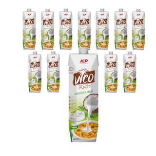 허니트리 리치 코코넛 밀크, 1L, 12개