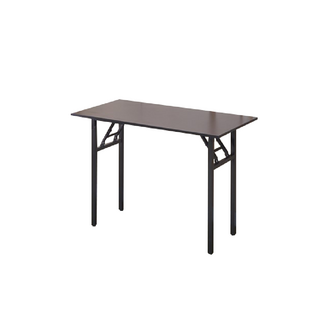 免安裝折疊桌 簡易收納不佔空間 學生辦公桌首選 胡桃色 長100*寬50cm, 胡桃/單層