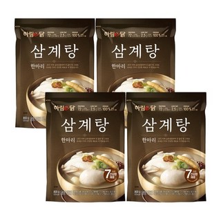 하림e닭 삼계탕 한마리, 800g, 4개