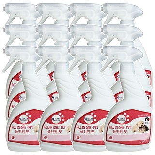 TOILER ALLINONE올인원펫750 12개 항균스프레이, 750ml