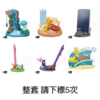 RE-MENT 盒玩 寶可夢桌上小物 帕底亞地方篇 土王 新葉喵 呆火鱷 全6款, 1個, 整套(金額1150，下X5)