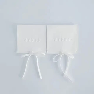 100개 마이크로파이버 쥬얼리 선물 가방 하늘색 캔디 비누 오일 향수 USB 디스크 립스틱 속눈썹 보관 파우, 01 8x6cm, 15 White with logo