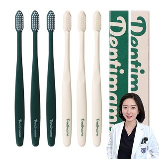 치과의사 직접 개발 덴티마마 이중미세모 제로웨이스트 프레쉬어스 칫솔, 6개, 1개입