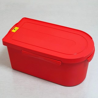 타파웨어 밀폐용기쌀통 저장통 보관용기 10kg 보라, 1개