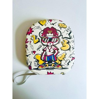 WH-1000XM6 헤드셋 페인팅 패션 가방 수납 클러치 파우치, 두려운 곰, 1개