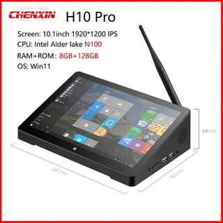 10.1 19201200 4G 피포 PRO 미니 PC 8G/16G+128G/256G/512G 태블릿 WIFI6 BT5.2 USB3.0 RS232 RJ45 7.4V 50, 01 8G 128G WIN11, 04 UK