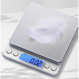 [0.1g정밀측정] 주씨네가게 3kg 계량 스텐 커피 주방저울, D330