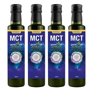 CoCoCare MCT純C8油 椰子萃取 超速捷能量 250ml 四瓶組, 4瓶