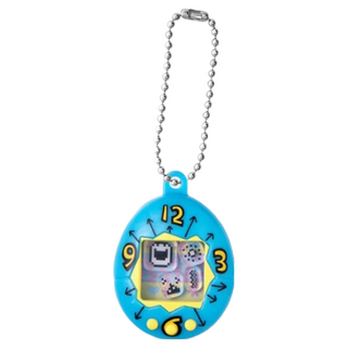 BANDAI 塔麻可吉沙卡沙卡吊飾 轉蛋 扭蛋 電子雞 公仔 模型 全6款, 1個, B款/藍綠色1K310