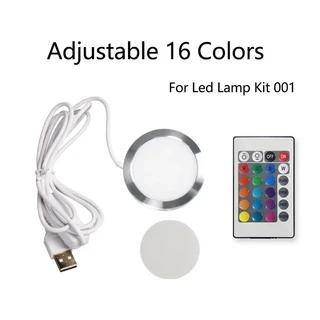 기어오일LED 램프 키트 BAMBU 00 조정 가능한 부품 DIY 모델 쉘 흰색차가운 빛, 03 6 COLORS PORT, 06 5PCS