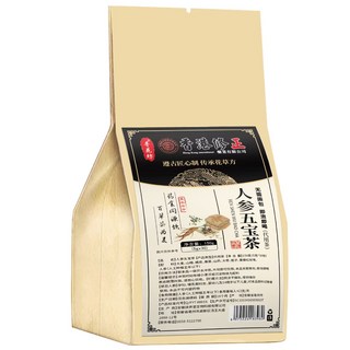 香港修正人參五寶茶 (5克*30包) - 無需撕包即泡，方便快捷的草本養生茶飲, 1個