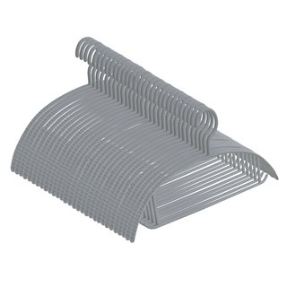 [국내생산] 럭스 어깨뿔방지 논슬립 옷걸이 니트 스웨터 옷걸이, 그레이 30P, 30개